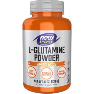 NOW NOW L-Glutamine Powder, 170 Grams