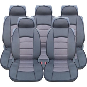  Тапицерия за Ford S-MAX, C-MAX, VW Touran, Sharan, Toyota Corolla Verso, Текстил, Сиво-черно