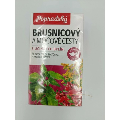 Popradský Funkčný čaj Brusnicový a močové cesty 30 g
