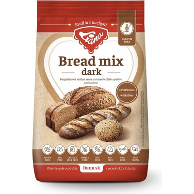 Liana Bread mix dark plv 1 kg
