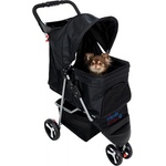 TRIXIE Кучешка и котешка количка Buggy 47 x 100 x 80 см, черна