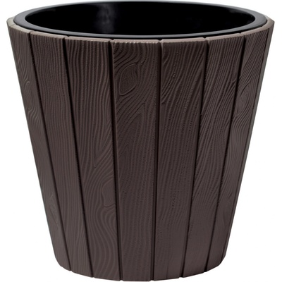 Prosperplast květináč 29,9 x 29,9 x 28,1 cm plast béžový