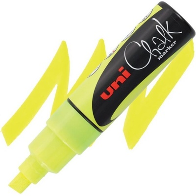 Uni PWE-8K Chalk fluo žlutá