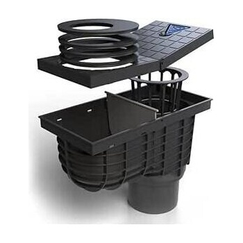 Haco Lapač strešných vôd LSV DN 110 čierny