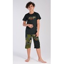 Dětské pyžamo kapri Army černá