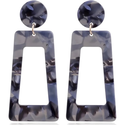 HARAHU Обици di-18993 - Сиви kp18993 (di-18993)