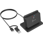 j5create Картов четец j5create JUR261-N, USB-A 2.0/USB-C 3.2, Sim card, 2m кабел - JUR261-N (JUR261-N)