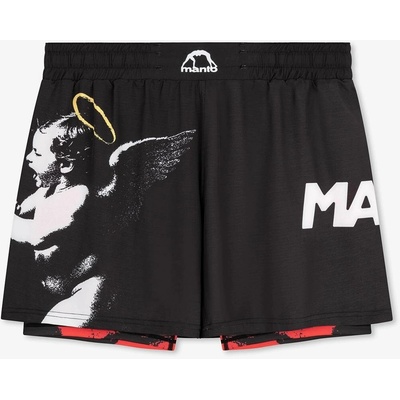 Manto ANGELS pánské fight šortky černé