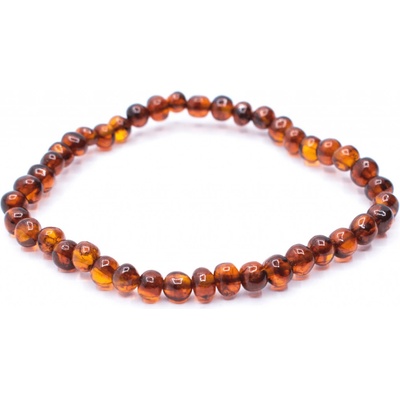 Milujeme Kameny Jantar náramek kulička NKT87