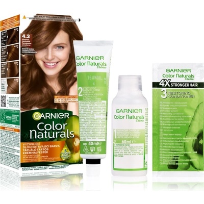 Garnier Color Naturals barva na vlasy 4.3 Přirozená zlatohnědá