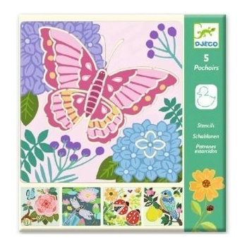 DJECO - Шаблони за рисуване - Градински крилца (DJ08816)