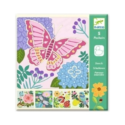 DJECO - Шаблони за рисуване - Градински крилца (DJ08816)