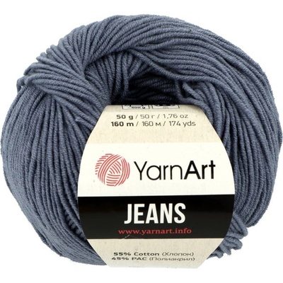 YarnArt Jeans 68 tmavá jeans