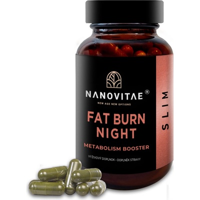 Nanovitae FAT BURN NIGHT METABOLISM BOOSTER 80 kapslí