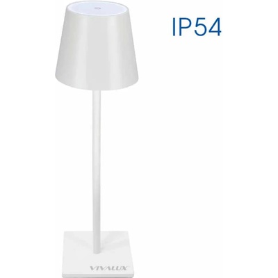 VIVALUX Led НАСТОЛНА ЛАМПА 3w 4000k 230lm БЯЛА vivalux frida (3800234852126)
