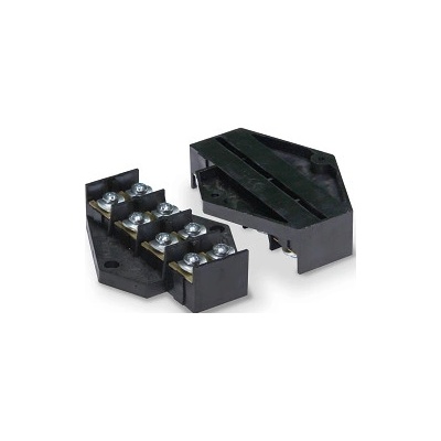 PLASTROL Svorkovnice póly:4 šroubová svorka 16mm2 černá 400V
