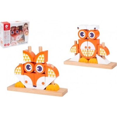 Teddies Drevená Skladačka Líška