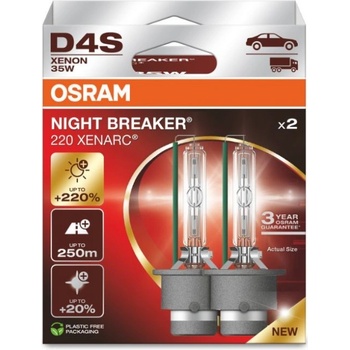 Osram Xenonová výbojka D4S 12/24V 66440XN2-2HB NIGHT BREAKER LASER +220% BOX