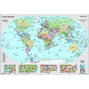 Stiefel podložka na stôl obojstranná Föld országai/Gyermek világtérkép Krajiny Sveta