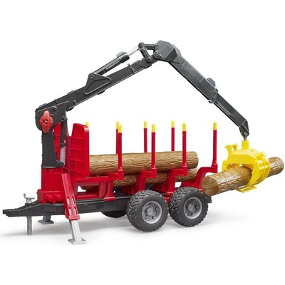 Bruder 2252 lesních PŘÍVĚS s hydraulickou rukou