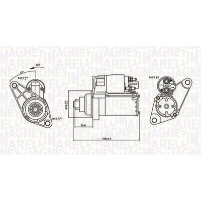 Startér MAGNETI MARELLI 063721330010