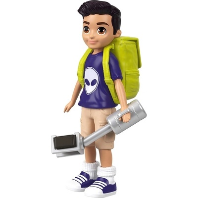 Mattel Polly Pocket Sportovní Nicolas se selfie tyčkou