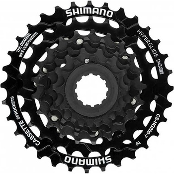 Shimano HG200 7-Speed MTB Cassette - Black