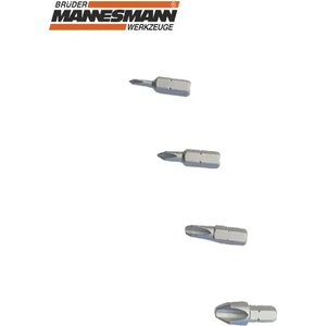 B. mannesmann Кръстат бит за отвертка PH0 x 25 mm, 3 бр. / MANNESMANN 20100 / (M 20100)