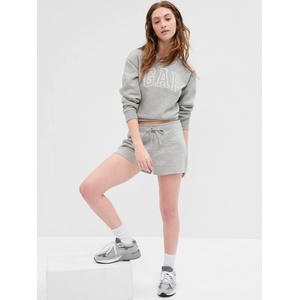 GAP Спортни шорти с лого GAP GAP | Siv | ЖЕНИ | XXL