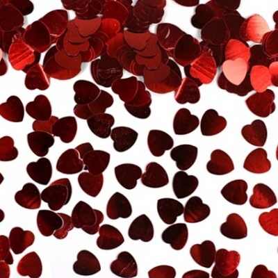 PartyDeco Konfety Srdiečka