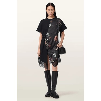 AllSaints асиметрична рокля LANA LACE (W216DE)
