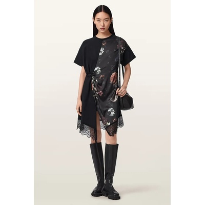 AllSaints асиметрична рокля LANA LACE (W216DE)