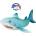 Duvo Plus Ocean - Плюшена акула за кучета, 35Х9Х7 см