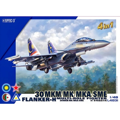 Great Wall Hobby 1/48 Su-30MKM/MK/MKA/SME Flanker H Multirole Fighter 4 in 1