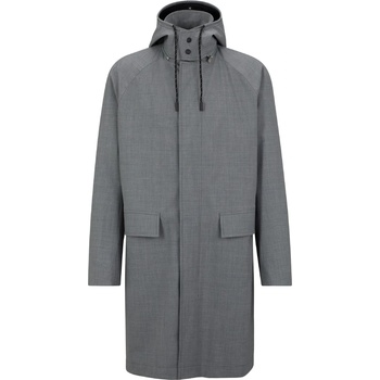 Boss Men's P Jared Hood Overcoat - Silver