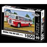 Retro cars - Puzzle BUS no. 15 Škoda 706 RO LUX (1951) - 1000 - 1 000 piese