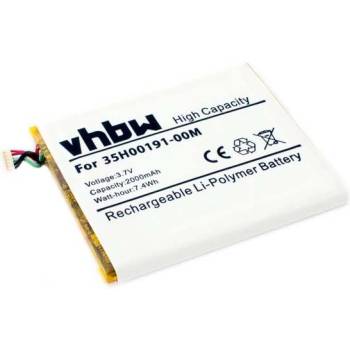 Image 1 of VHBW Батерия за HTC One L / X / XC / XL, 2000 mAh (800109867)