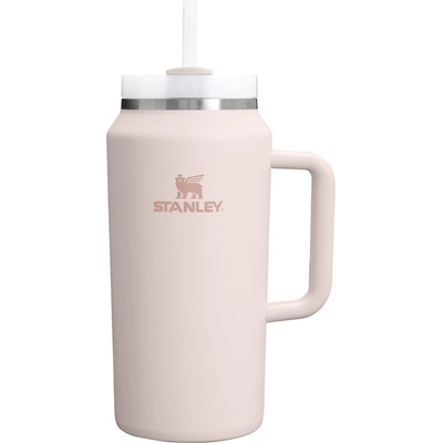 STANLEY 1913 Quencher H2.0 FlowState drinking bottle with straw 1.9L - Thermo mug Cools for 15 hours - 60 hours Ice cold - Dishwasher safe - Thermos bottle BPA free - Drinking cup - Rose Quartz - 100000112504