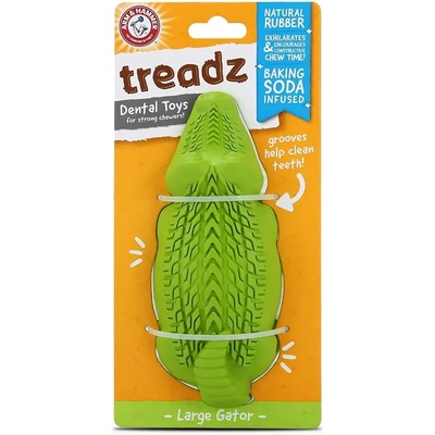 Arm Hammer Arm&Hammer Super Treadz Large Gator Играчка за кучета Крокодил Голям