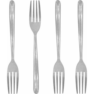 Nicolas Vahé Dezertná vidlička Antique Silver – set 4 ks