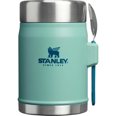 Stanley termoska jídelní se lžící vidličkou The Legendary Classic Food Jar 400 ml 14oz Spring Green