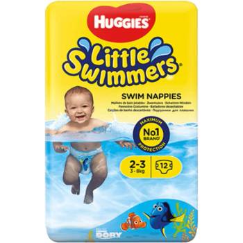 Huggies Бебешки пелени гащички за плуване Huggies - Little Swimmers 2-3, 12 броя (7551)