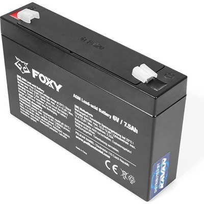 Foxy Olověný Pb akumulátor 6 V 7,5 Ah