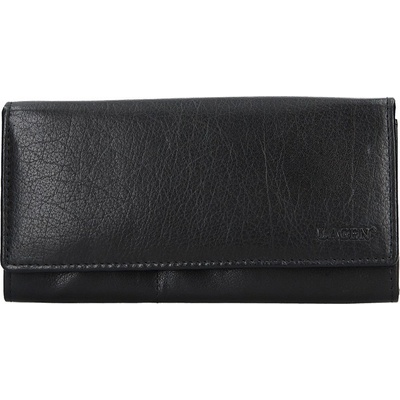 Lagen dámska kožená peňaženka V 102 čierna