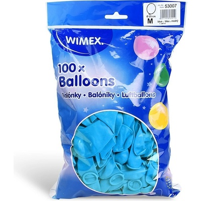 Wimex nafukovací balónky průměr 25 cm, nebesky modré