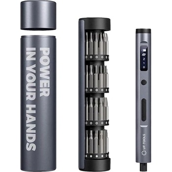 UF Tools Uf-tools електрическа акумулаторна отвертка 62 в 1 с уникален калъф, сребриста, usb-c (uf-882070)