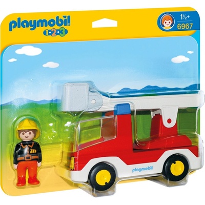 Playmobil 6967 Hasičské auto s žebříkem a košem