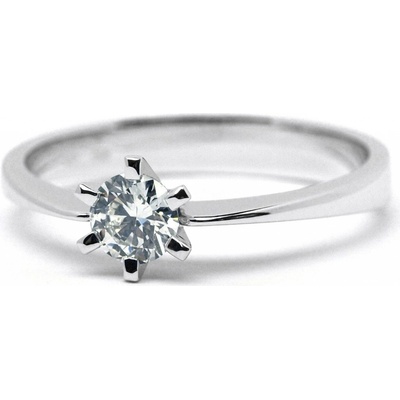 Klenoty Budín Luxusní diamantový zásnubní prsten s diamantem libovolná J 28796 17