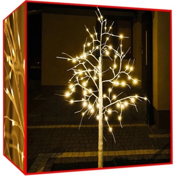 Dekoračná vianočná breza 180cm LED