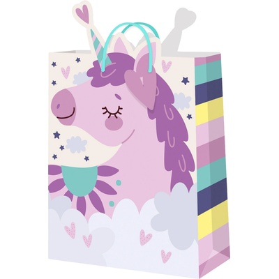 Albi Dárková taška velká - Jednorožec (26 × 12,7 × 32,4 cm) – Zboží Živě